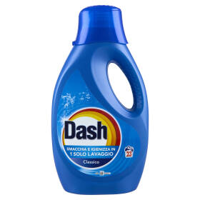 Dash Detersivo Liquido Lavatrice, Classico, 23 Lavaggi 1035 ml