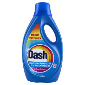 Dash Detersivo Liquido Lavatrice, Salva Colore, 40 Lavaggi 1800 ml