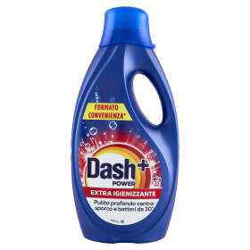 Dash Power Detersivo Liquido Lavatrice, Azione Extra-Igienizzante, 35 Lavaggi 1575 ml