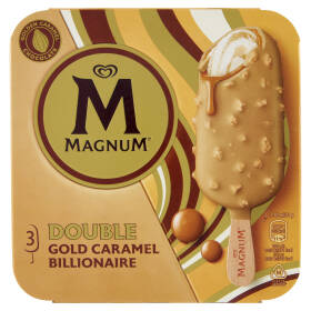 Magnum Double Gold Caramel Billionaire 3 x 71 g