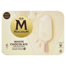 Magnum White Chocolate 4 gelati 294 g