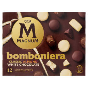 Magnum bomboniera Classic Almond White Chocolate 12 Gelati 104 g