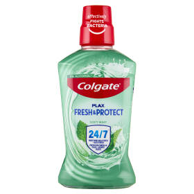 Colgate collutorio Plax Fresh & Protect Soft Mint con antibatterico 500 ml