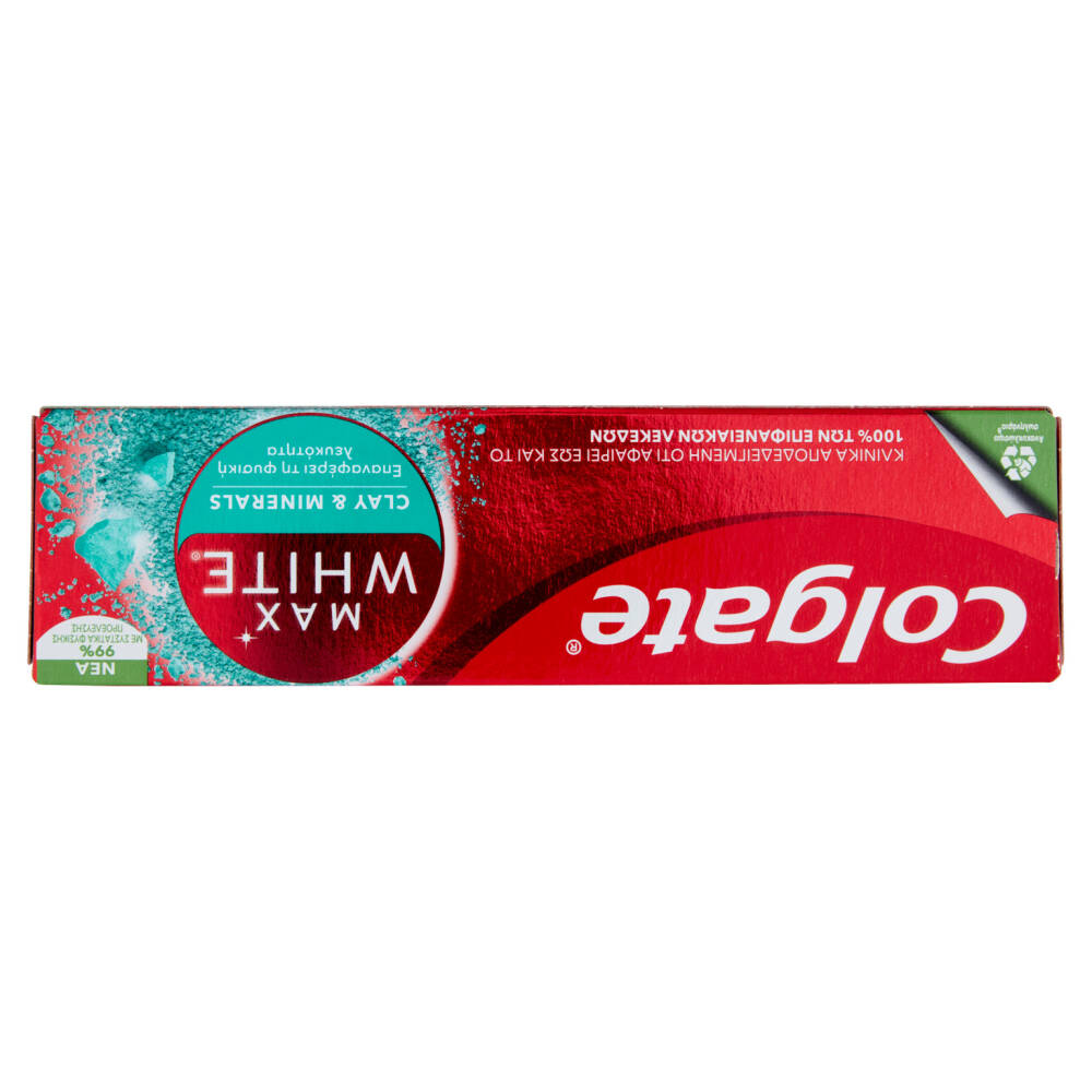 Colgate Dentifricio Sbiancante Max White Argilla E Minerali Ml