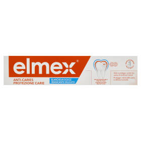 elmex dentifricio Protezione Carie Sbiancante Delicato 75 ml