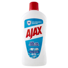 Ajax detersivo pavimenti gel con candeggina e Pino igienizzante 950 ml