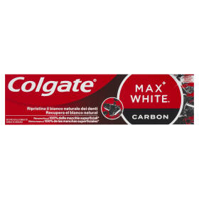 Colgate dentifricio sbiancante Max White Carbone Attivo 75 ml