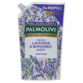 Palmolive Ricarica Sapone Liquido Mani Sensorial Experience Lavanda francese e bergamotto 900 ml