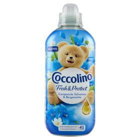 Coccolino Ammorbidente Concentrato Fresh&Protect Campanula Selvatica & Bergamotto 41 Lavaggi 952 ml