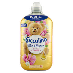 Coccolino Ammorbidente Concentrato Fresh & Protect Sandalo & Caprifoglio 76 Lavaggi 1750 ml