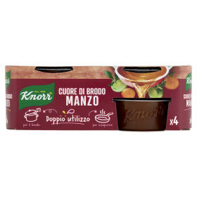Knorr Cuore di Brodo Manzo 4 x 28 g