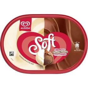 Algida vaschetta gelato Soft Vaniglia e Cacao 440 g