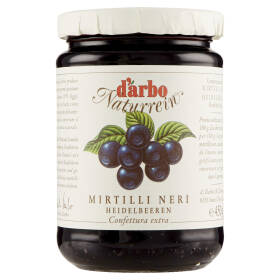 Darbo Confettura Naturrein Mirtilli neri 450 g