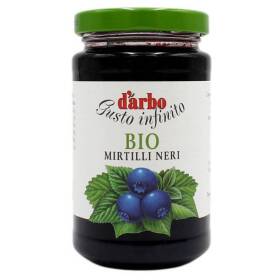 Darbo Confettura Extra Biologica di Mirtilli Neri 260 g
