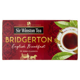 Sir Winston Tea Bridgerton English Breakfast Tè Nero Classico 25 x 1,75 g